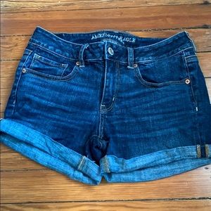 American Eagle Super Stretch Rollup Shorts